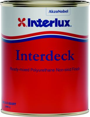 Interlux Paint YJC089/QT Interdeck Non-Skid Deck Paint Cream Quart