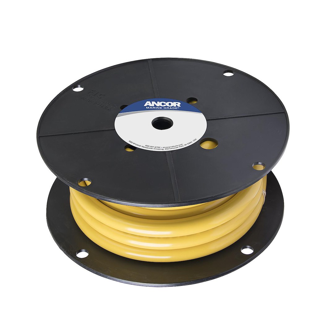 Ancor 118910 3/0 AWG Tinned Copper Battery Cable Yellow 100ft