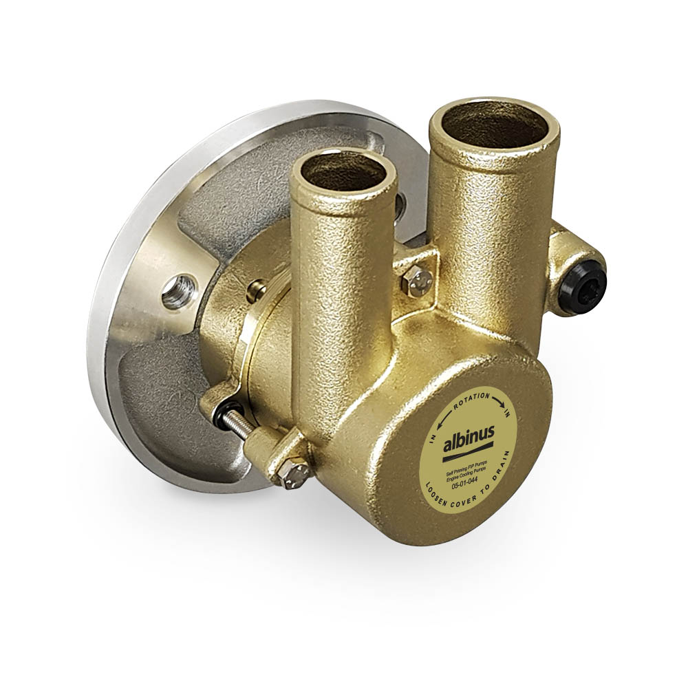 Albin 05-01-044 Beltless Engine Cooling Pump with Crankshaft Pulley Mount