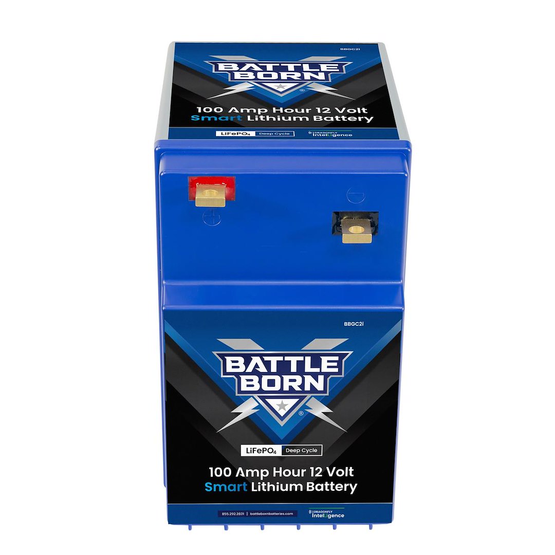 Battle Born Batteries BBGC2I 12V 100Ah Lithium Deep Cycle Battery with Smart Technology