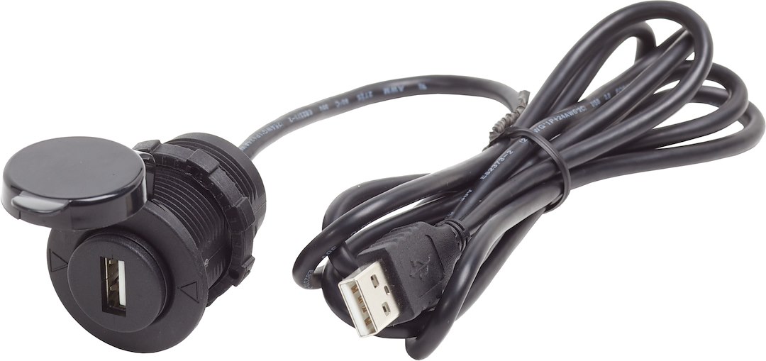 Blue Sea Systems 1044BSS 12vdc Usb 2.0 Port W/ Ext Cable