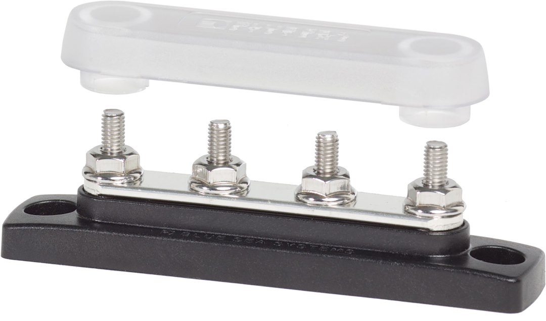 Blue Sea Systems 2315BSS Mini Bus Bar 4-Circuit 100A Marine Distribution Block