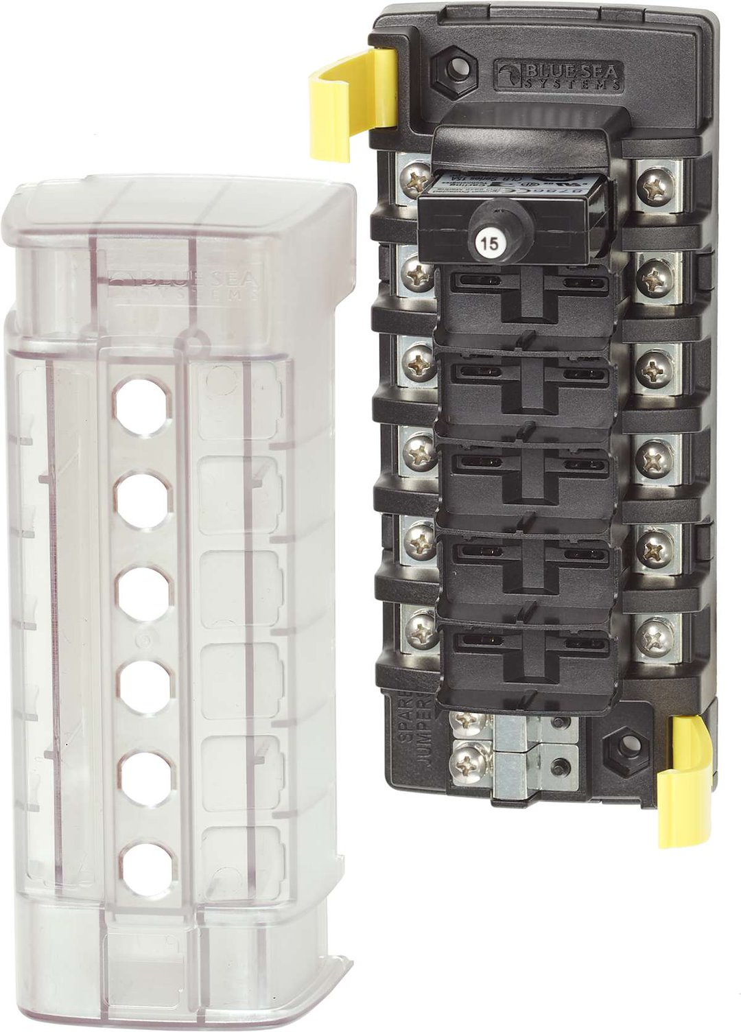 Blue Sea Systems 5050BSS Blue Sea St Clb Push Button Circuit Breaker Block
