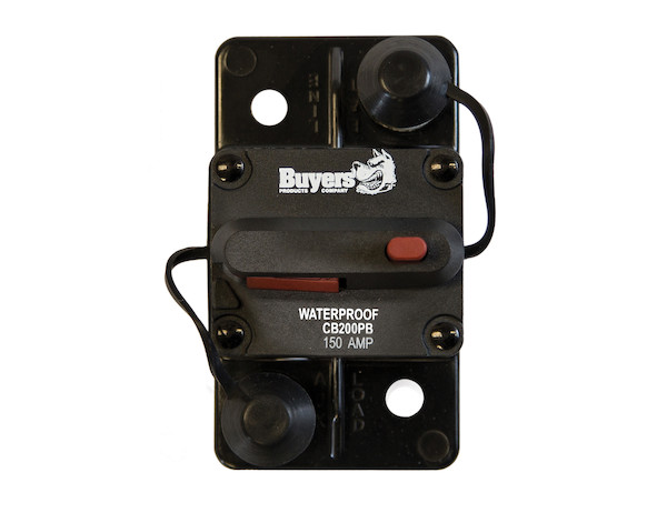 Buyers CB151PB 150 Amp Circuit Breaker with Manual Push-to-Trip Reset