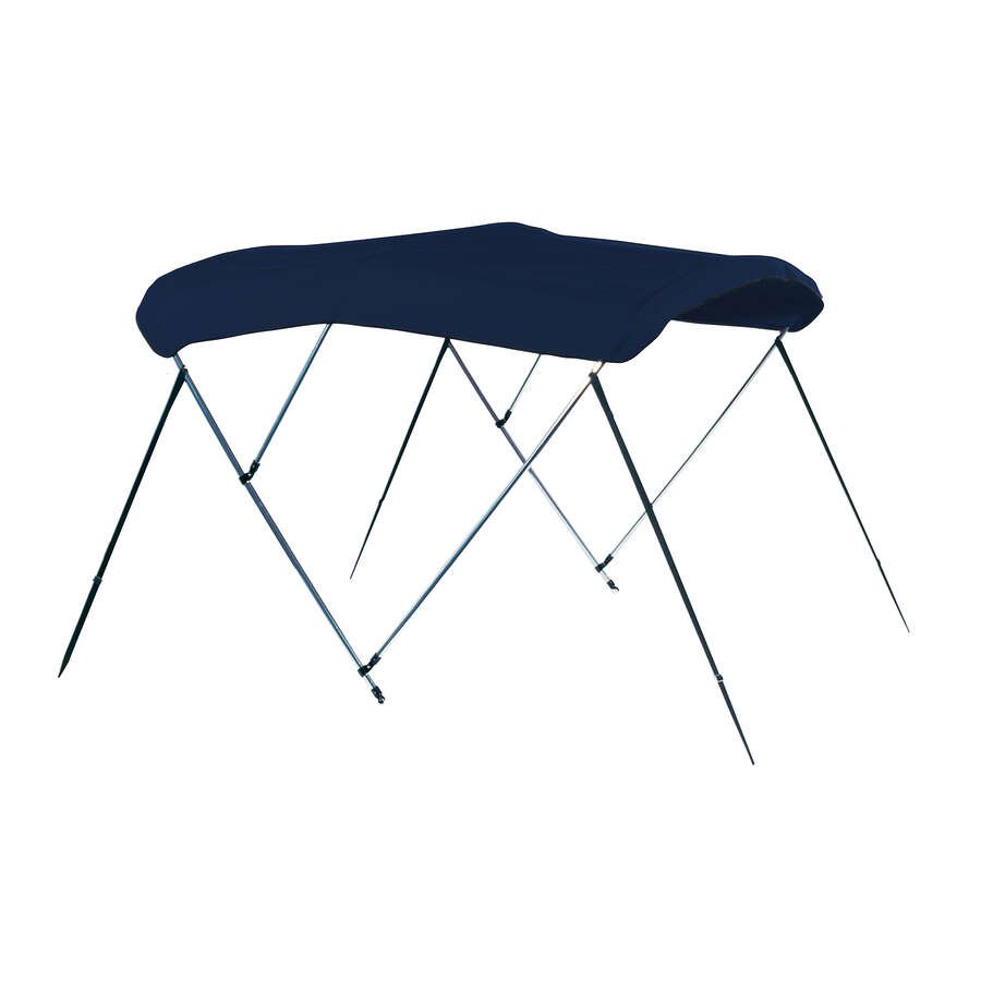 Carver Covers A4669UB-05 3-Bow Bimini Top 46" Height Navy Blue Acrylic