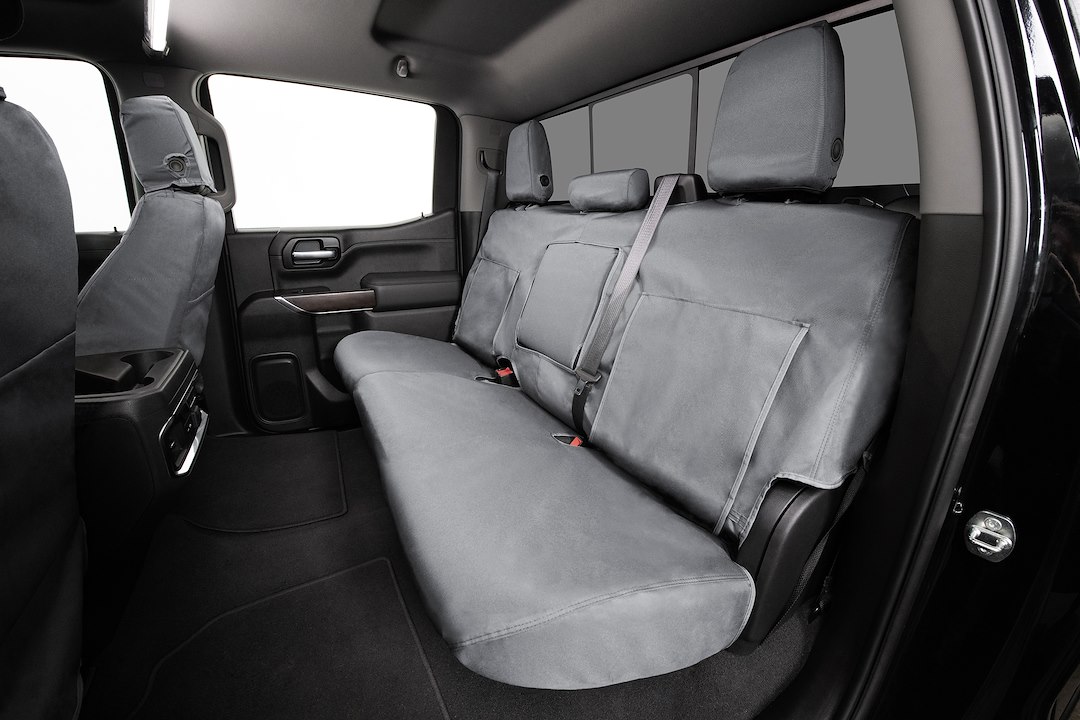 Covercraft SS7527WFGY Waterproof Polyester Seatsaver Custom Second Row Seat Covers-Grey
