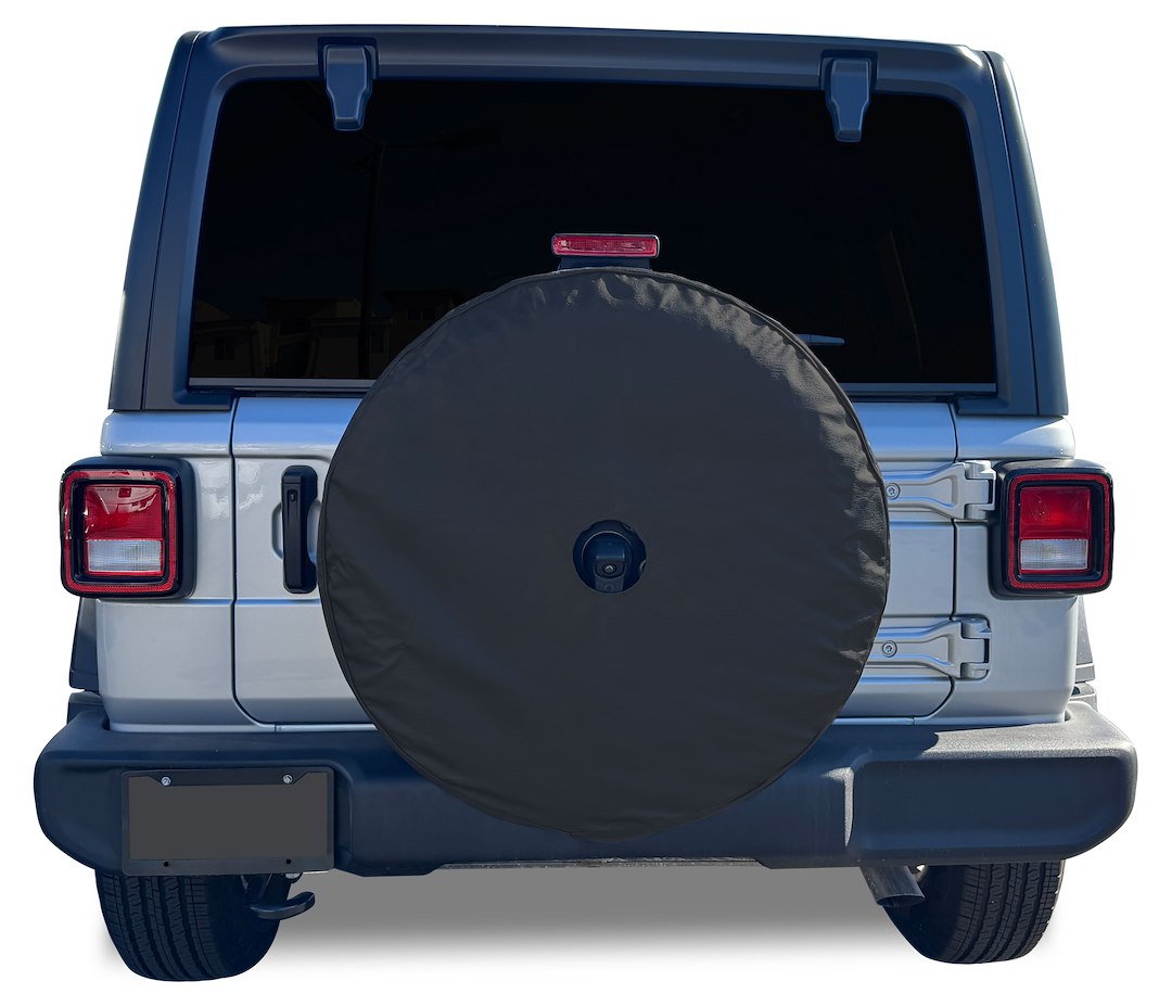 Covercraft ST1105BK Heavy Duty Spare Tire Cover with Backup Camera Opening