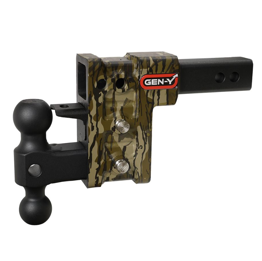 Gen-Y Hitch GH-323-MO Mega-Duty Adjustable Ball Mount 2" Shank 5" Drop/Rise 10K