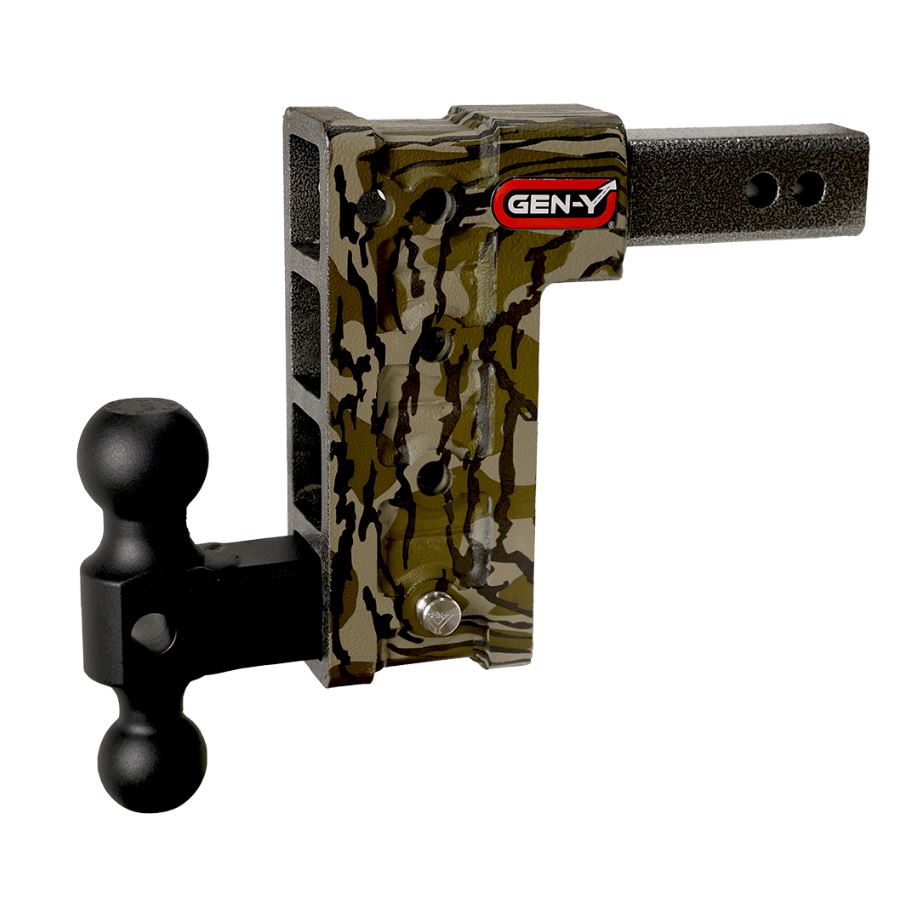 Gen-Y Hitch GH-614-MO MEGA-DUTY 2.5" Shank Adjustable Drop Hitch with Dual Ball