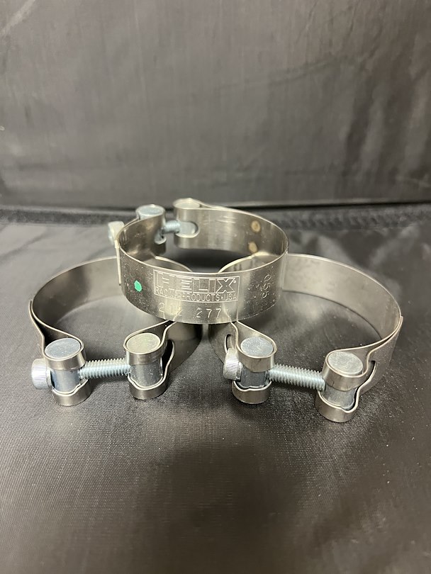 Helix Racing Products 2122771 Stainless Steel Exhaust Clamp