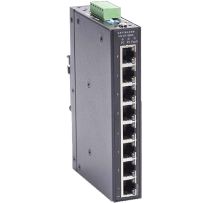 Hatteland HN GP1080A 8-Port Gigabit Ethernet Switch with PoE
