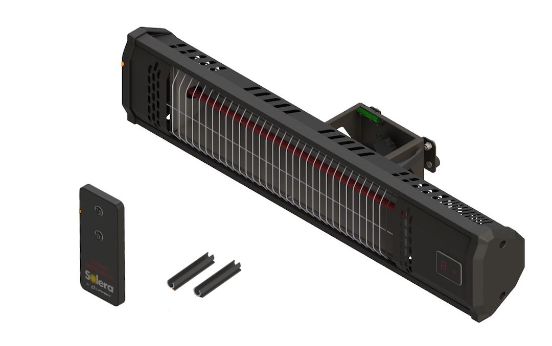 Lippert Components 2023035872 Solera RV Awning Heater with Remote Control