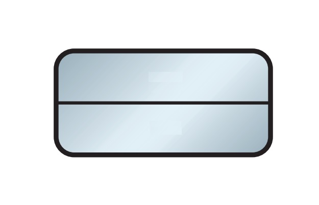 Lippert Components V000341593 3000 Series RV Window 18x34 Single Vent with Screen