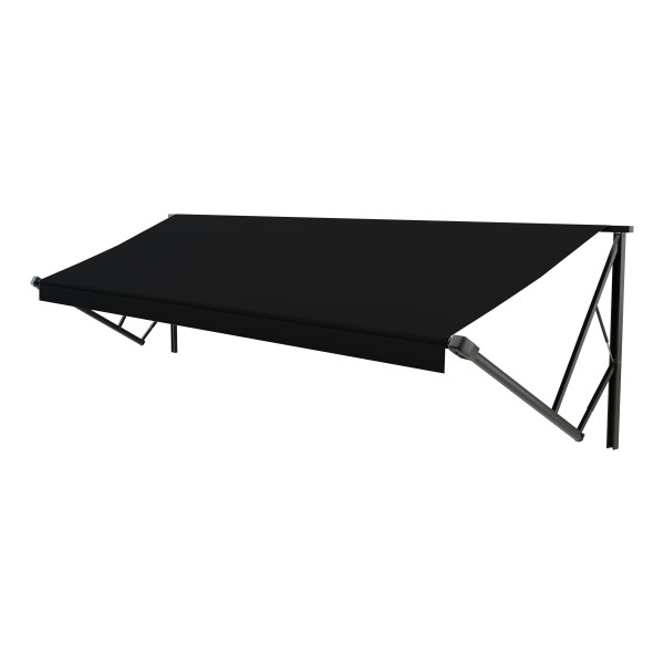 Lippert Components V000231446 17' Patio Awning Solid Black Fabric with Weather Guard