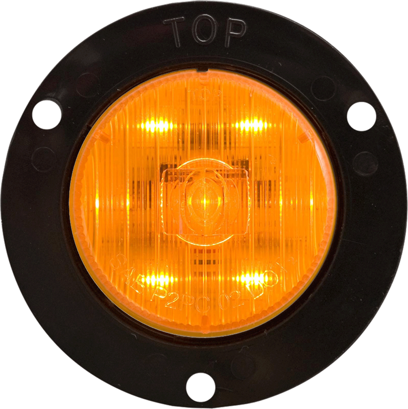 Optronics MCL52AB LED MARK LIGHT W/FLANGE;2';AMBER