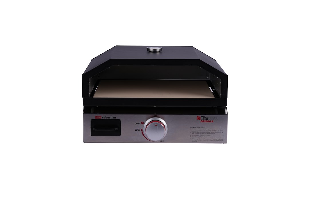 Suburban Mfg 3082A RV Pizza Oven for 18" Griddle with Thermometer