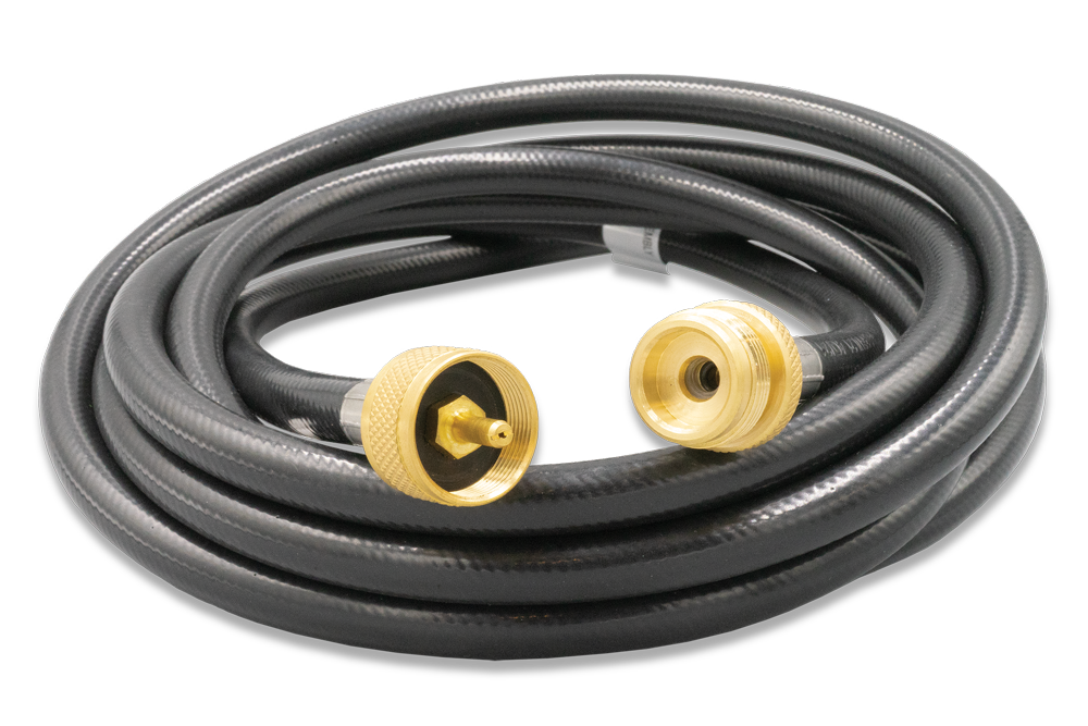 Suburban Mfg LP25FMQD12 12ft RV Propane Hose Quick Connect with Shutoff