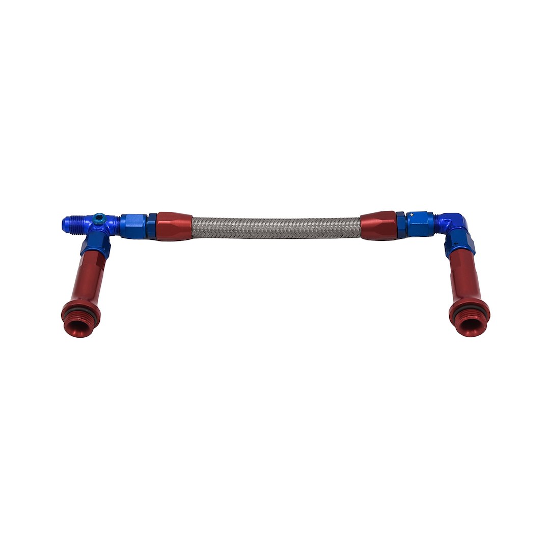 SPEEDFX 575106 Dual Inlet Fuel Line Kit for Holley Ultra HP Carburetors -6AN to 3/8 NPT