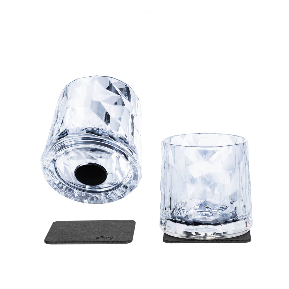 Silwy Drinkware KO-WH-C-2 MAGNETIC PLASTIC GLASSES TUMBLER