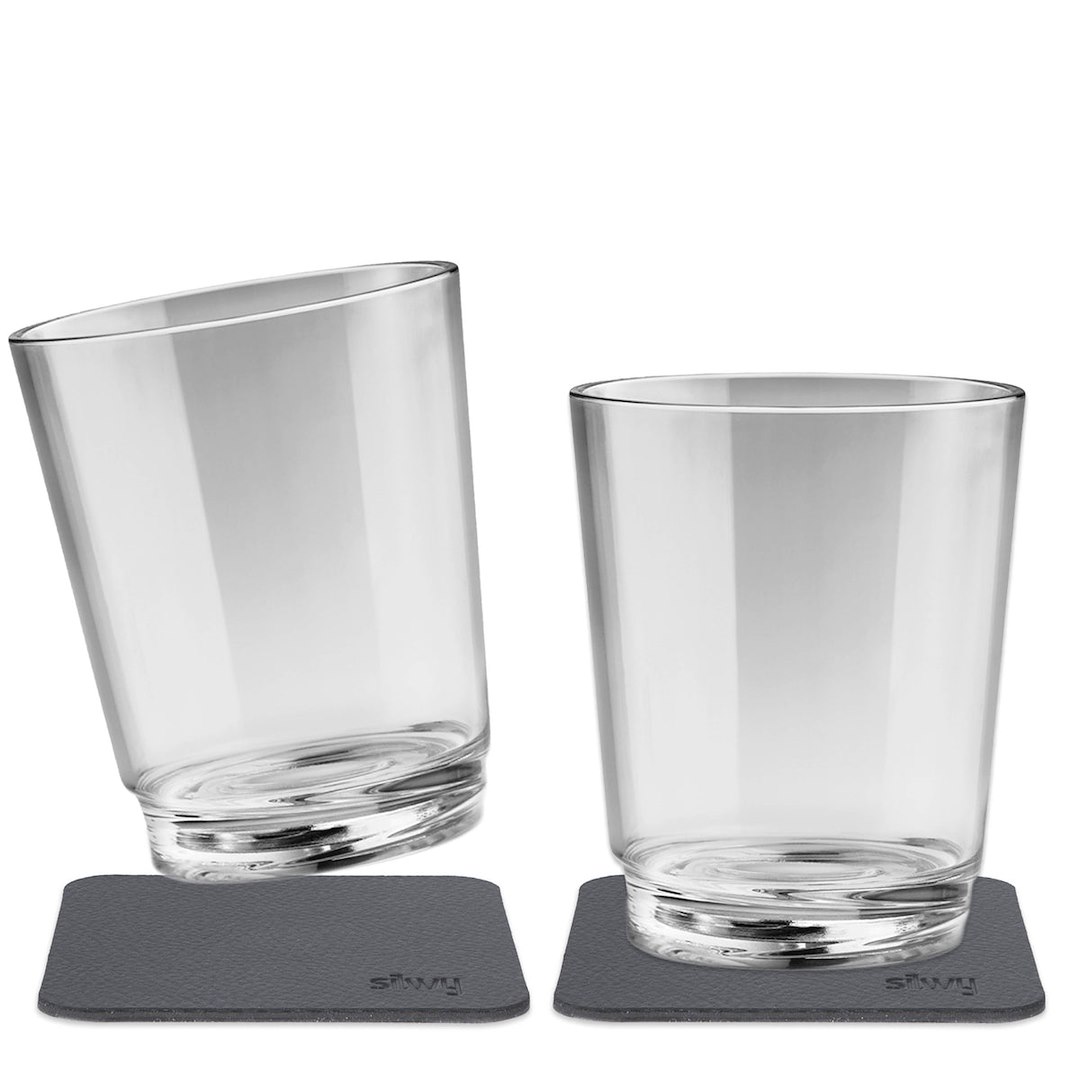 Silwy Drinkware S025-0501-2 Magnetic Drinking Cups Triple Set of 2