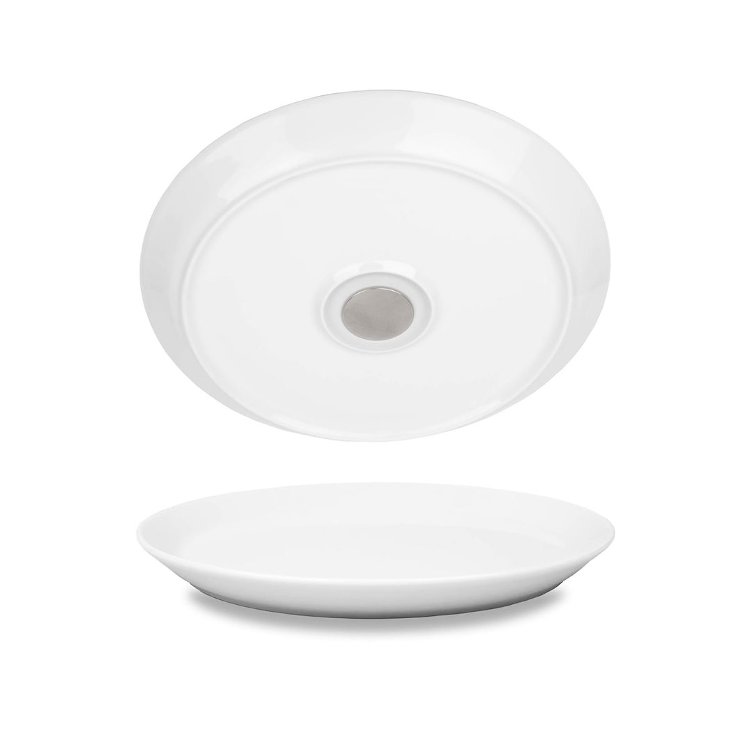 Silwy Drinkware S0PT-1311-2 PORCELAIN MAGNETIC PLATE