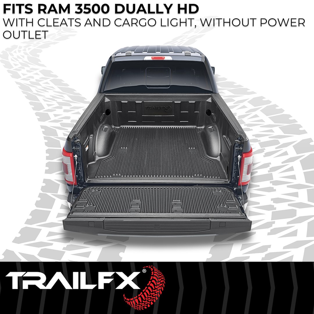 TrailFX D8U135X Drop-In Bedliner for RAM 3500 Dually with Tailgate Liner