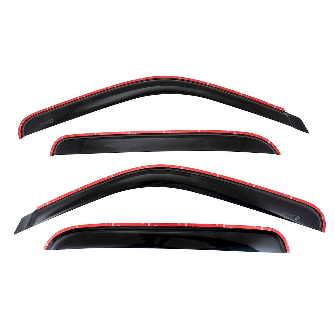 TrailFX 4355IC In-Channel Window Visors Smoke Tint 4-Piece Set