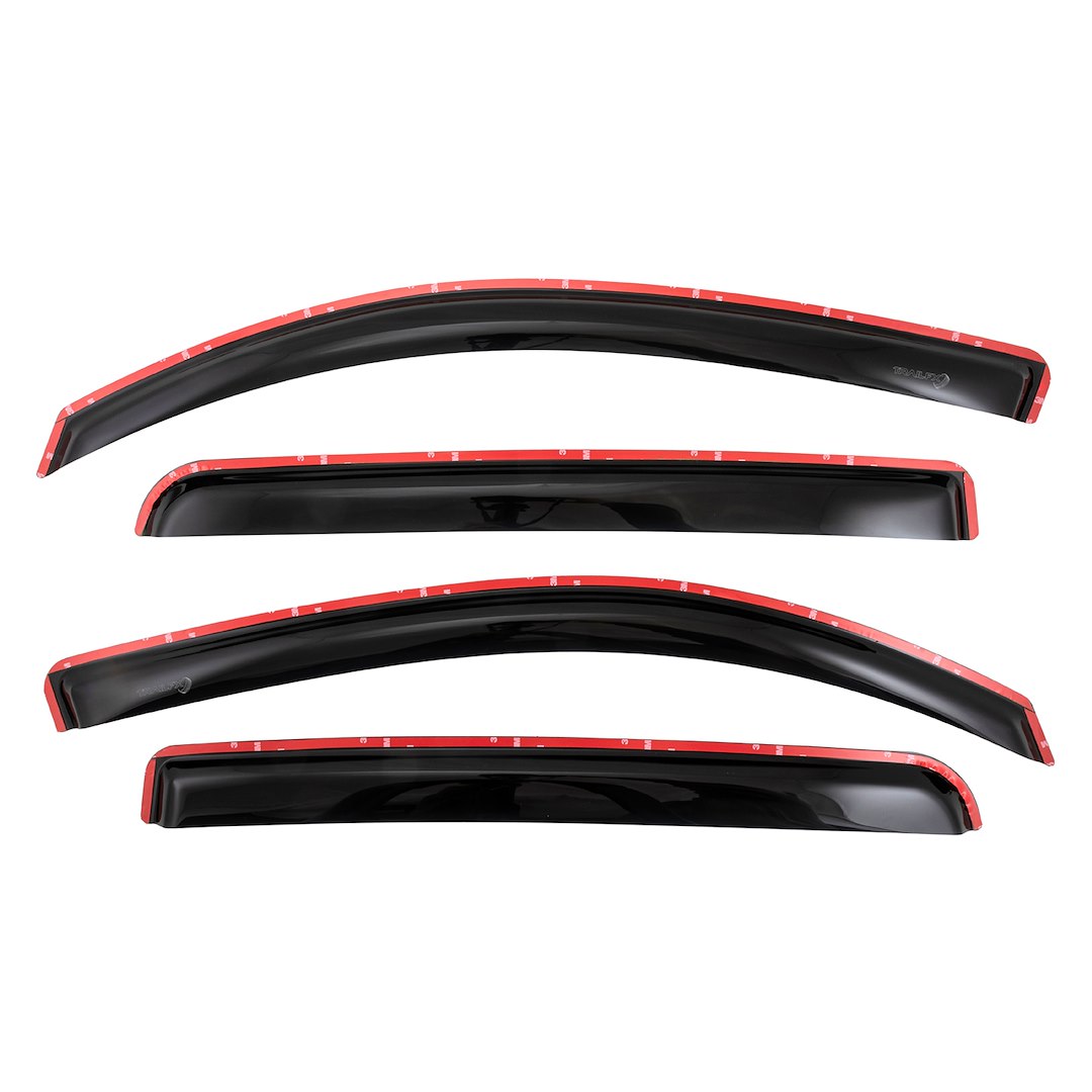 TrailFX 4768IC In-Channel Window Deflectors Smoke Tint 4-Piece Set