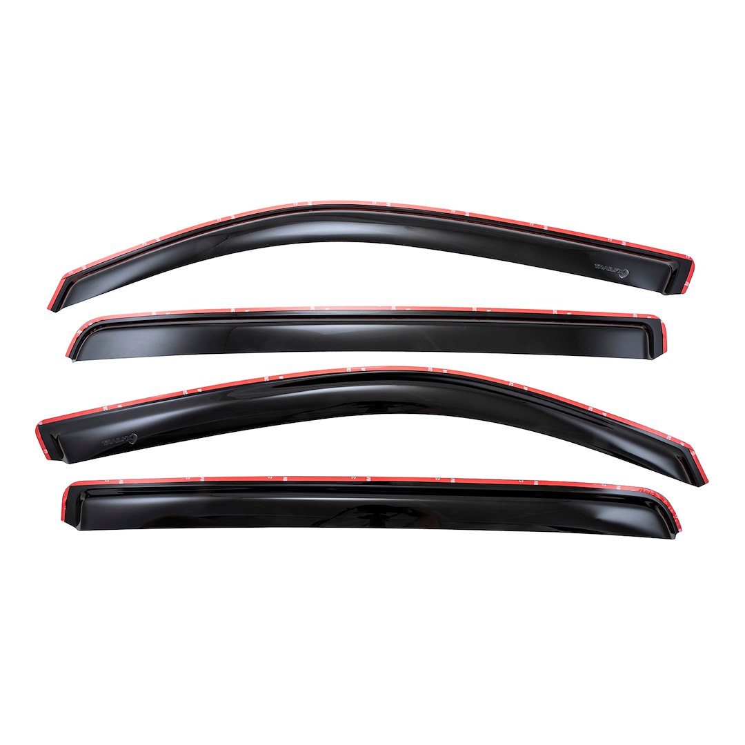 TrailFX 4818IC In-Channel Window Deflectors Smoke Tint 4-Piece Set