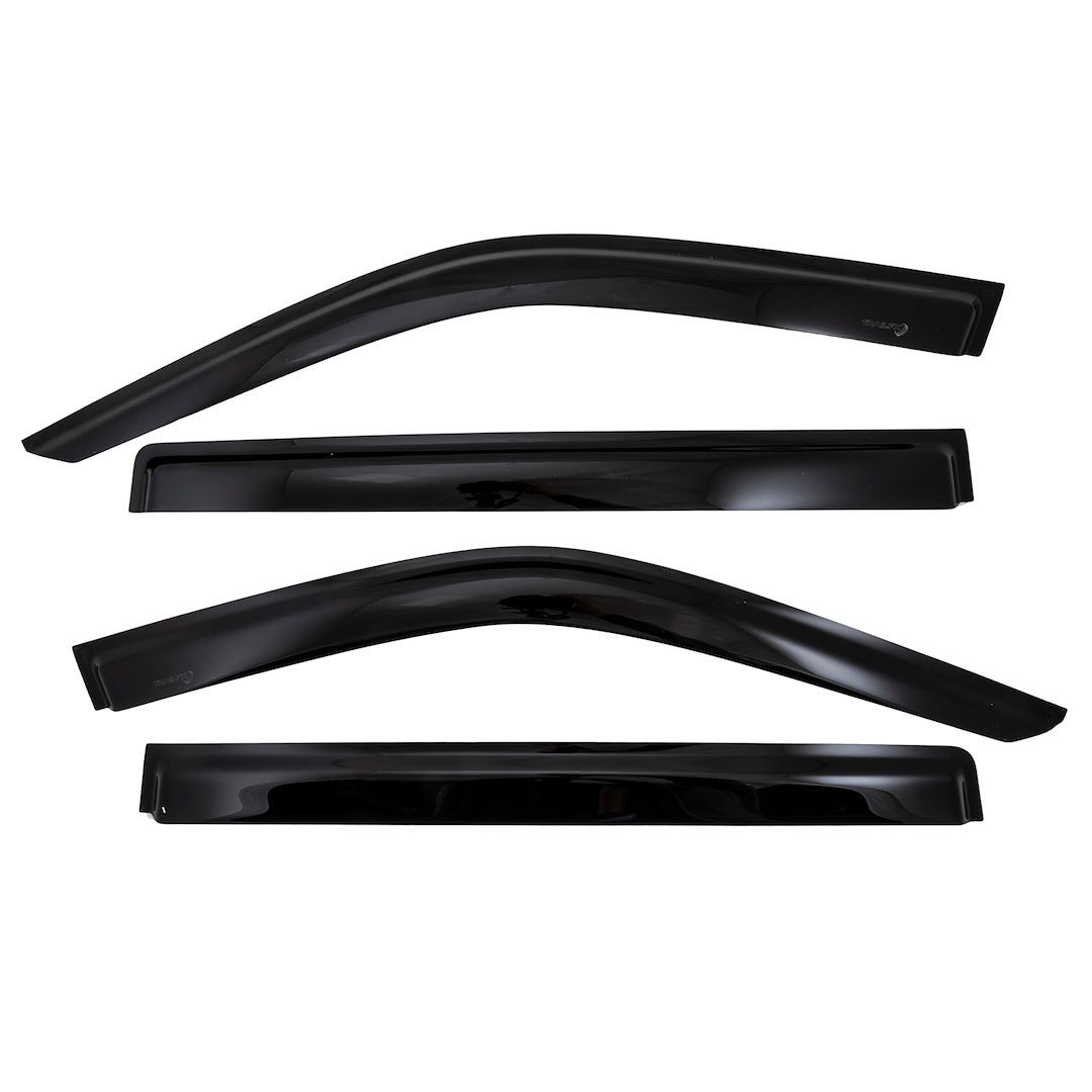 TrailFX 4888H Window Vent Visor Rain Guards 2022-2025 Toyota Tundra Double Cab 4pc Smoke