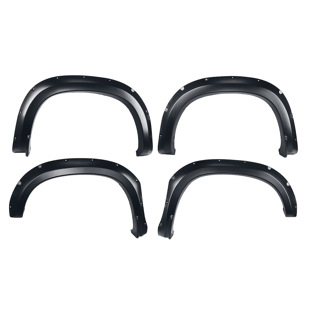 TrailFX TFC3005S Pocket Style Fender Flares Smooth Black Set of 4
