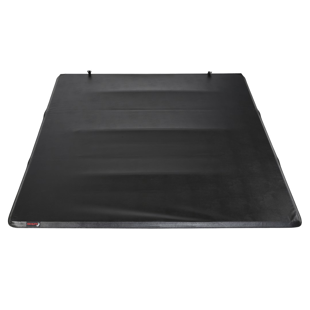 TrailFX TFX4008 Soft Tri-Fold Tonneau Cover Matte Black Vinyl