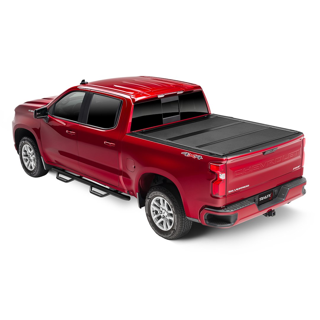 TrailFX TFX8008 Hard Tri-Fold Tonneau Cover for GM Colorado/Canyon 5' Bed