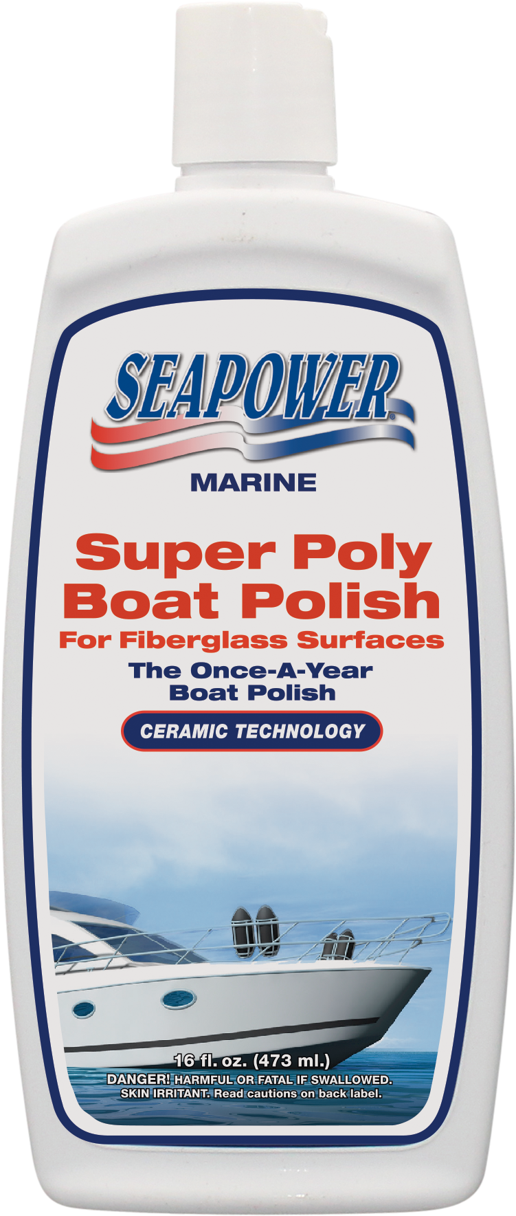 T.R. Industries SPS-16 Seapower Super Poly Boat Polish 16 oz
