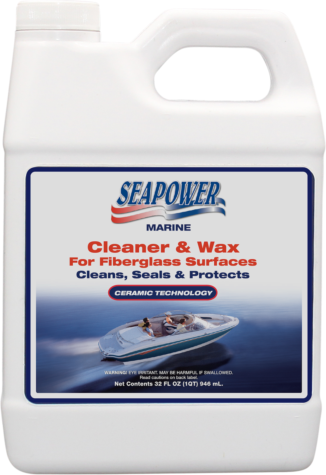 T.R. Industries SQ-32 Seapower Cleaner & Wax - 32 oz Marine Fiberglass Polish