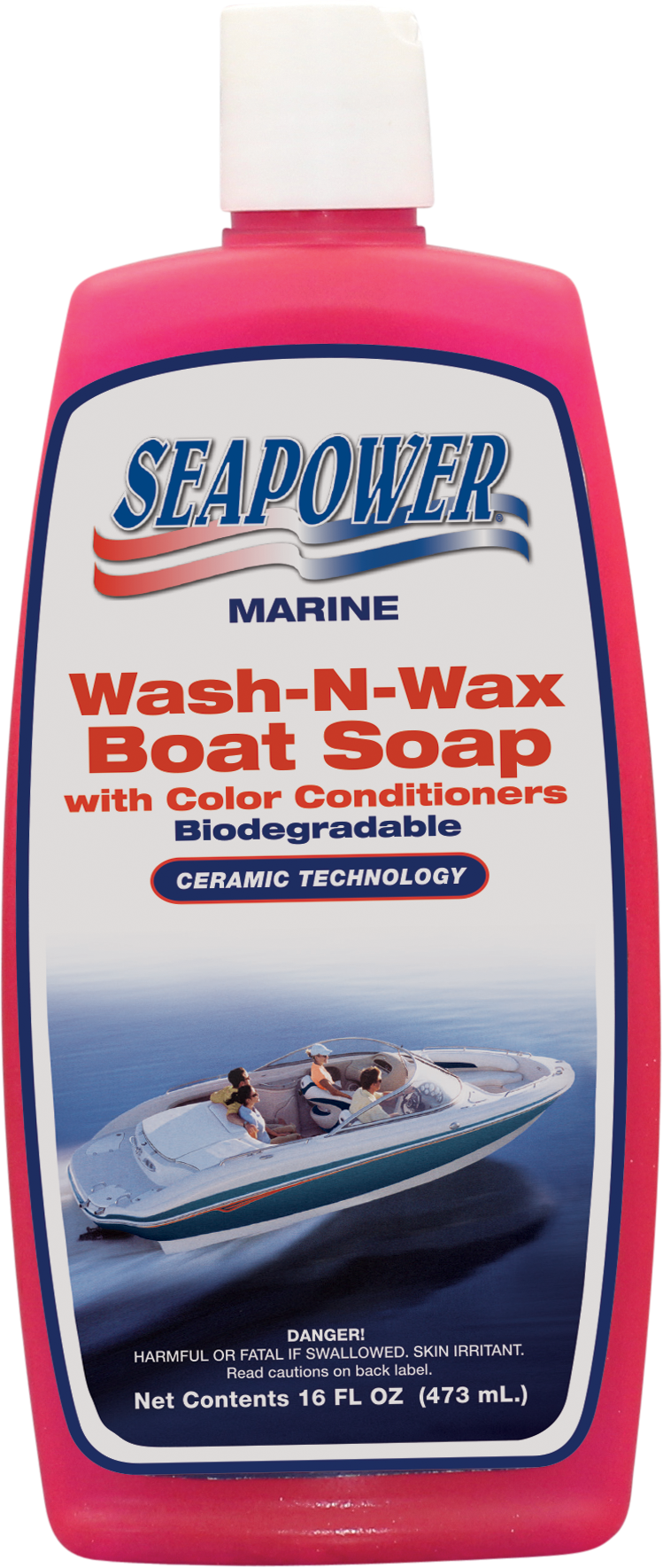 T.R. Industries SWS-16 Seapower Wash & Wax Boat Soap 16 oz