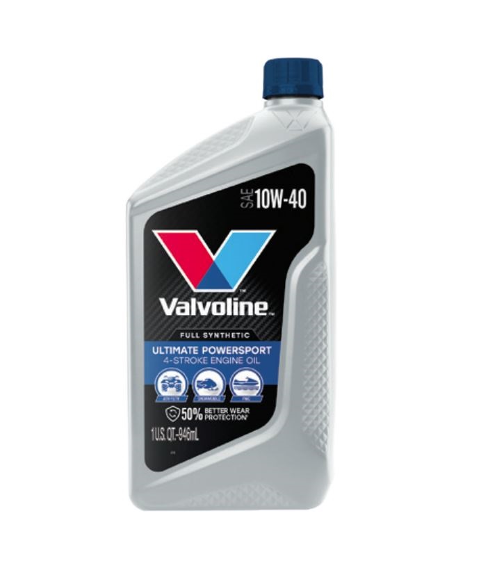 Valvoline 899367 Full Synthetic Jet Ski Oil SAE 10W-40 1 Quart (Case of 6)