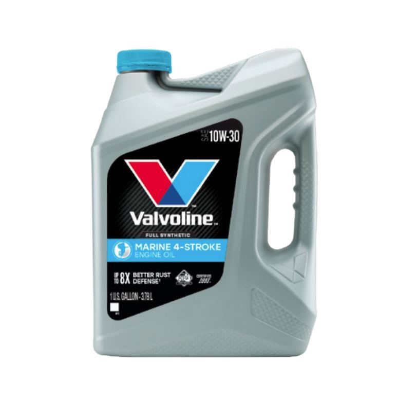 Valvoline 899591 Full Synthetic 4-Stroke Marine Engine Oil SAE 10W-30 1 Gallon (Case of 3)