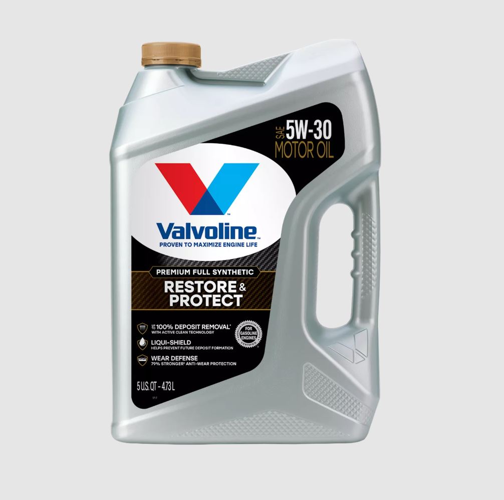 Valvoline 904566 Restore & Protect Full Synthetic Motor Oil SAE 5W-30 5 Quart