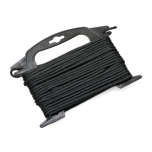 YakGear 01-0054 75 FEET SOLID BLACK PP ROPE WITH WI
