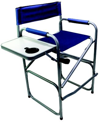 Fultyme RV 6073 Tall Director Chair with Side Table and Cup Holder