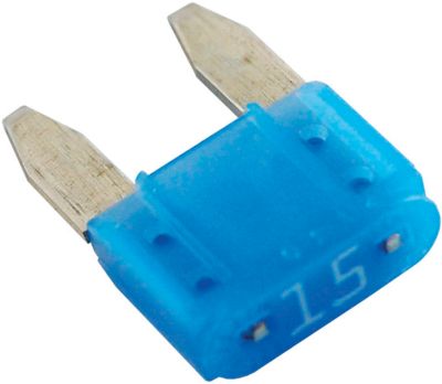 Blue Sea Systems 5272BSS Blue Sea 5272 ATM® Mini Blade Fuse, 15 Amp, Blue, 2/pk