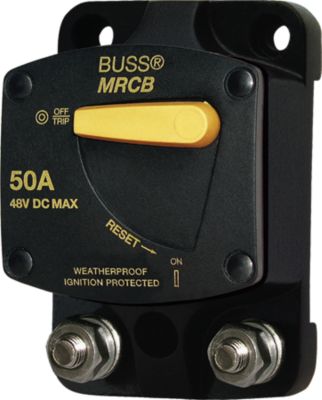 Blue Sea Systems 7141BSS 187 Series Surface Mount Circuit Breaker 70 Amp