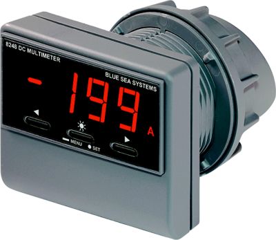 Blue Sea Systems 8248BSS  DC Digital Multi-Function Meter With Alarm