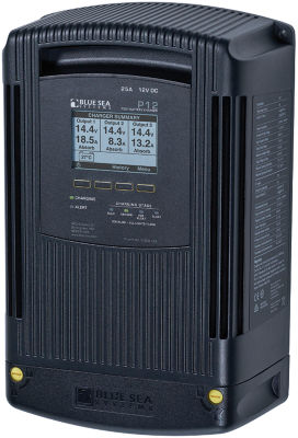 Blue Sea Systems 7531BSS P12 12V DC Battery Charger 4-Stage 3-Output