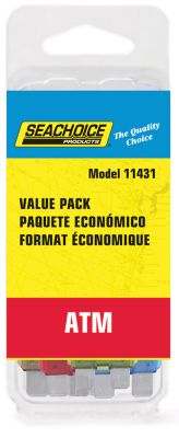 Seachoice SC11431 ATM Blade Fuse Value Pack, 25 Piece Assortment