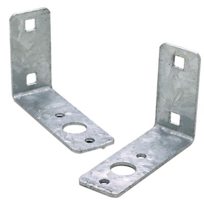 Seachoice 51751 Trailer Light Mounting Brackets - 2 Pack Galvanized Steel