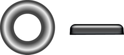 Seachoice RP-BP31436SC Seachoice Stainless Steel Finish Washer, #10