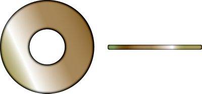 Seachoice RP-SC2441 Flat Washer 3/8" ID 1" OD Silicon Bronze