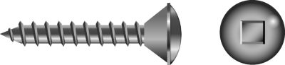 Seachoice RP-SC3473 Square Tapping Screw - Oval Head
#10 x 1-1/4"
